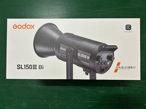Godox SL150IIIBi 160W LED Continuous Output Lighting, 2800K-6500K Dual Color Temperature, 0%-100% Brightness Adjustment, App Control, Bowens Mount, Suitable for Studio, Still Life, Video Shooting in Saudi Arabia