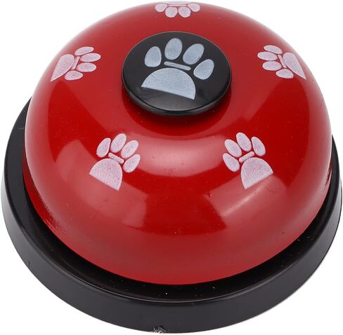Pet Training Bells, Dog Doorbells Dog Puppy Pet Potty Training Bells, Dog Cat Bells Toys to Ring to Go Outside Cat Communication Device Paw Print, Dog Agility Training Equipment Interactive Toys(Blue) in Saudi Arabia