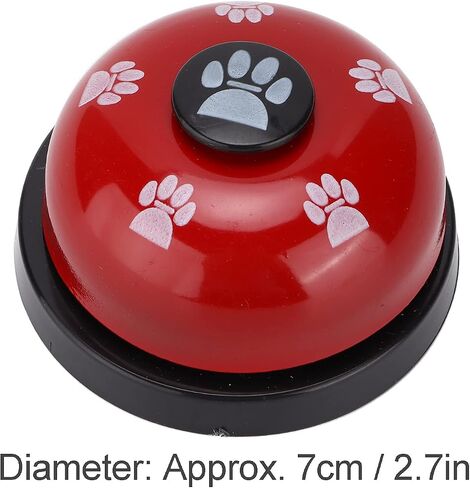 Pet Training Bells, Dog Doorbells Dog Puppy Pet Potty Training Bells, Dog Cat Bells Toys to Ring to Go Outside Cat Communication Device Paw Print, Dog Agility Training Equipment Interactive Toys(Blue) in Saudi Arabia