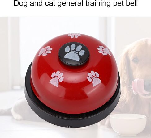 Pet Training Bells, Dog Doorbells Dog Puppy Pet Potty Training Bells, Dog Cat Bells Toys to Ring to Go Outside Cat Communication Device Paw Print, Dog Agility Training Equipment Interactive Toys(Blue) in Saudi Arabia
