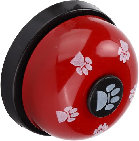 Pet Training Bells, Dog Doorbells Dog Puppy Pet Potty Training Bells, Dog Cat Bells Toys to Ring to Go Outside Cat Communication Device Paw Print, Dog Agility Training Equipment Interactive Toys(Blue) in Saudi Arabia