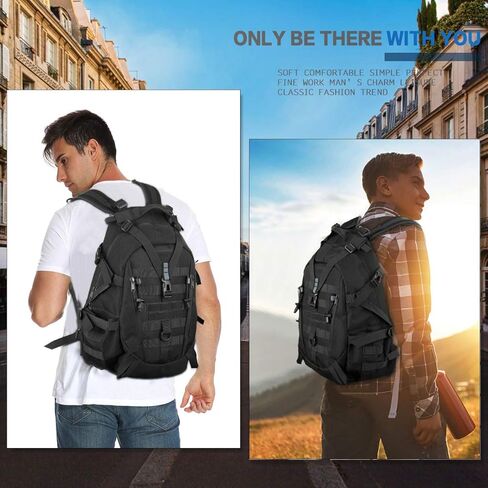 حقيبة ظهر تكتيكية من LOCAL LION، حقائب ظهر للمشي لمسافات طويلة سعة 30 لتر، حقيبة ظهر للسفر للتخييم والمشي لمسافات طويلة في الهواء الطلق in Kuwait