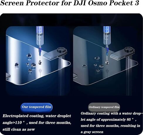 UnisonPet 6pcs Screen Protector for DJI Osmo Pocket 3 Osmo Pocket 3 Screen Protector with The Tempered Film of the Screen+Tempered Film of the Lens*3 9H Hardness Scratch Resistant in Kuwait