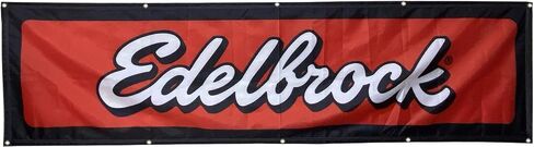 Daoops Edelbrock العلم أجزاء الأداء الميكانيكي 2x8ft راية in Kuwait