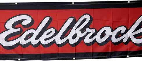 Daoops Edelbrock العلم أجزاء الأداء الميكانيكي 2x8ft راية in Kuwait