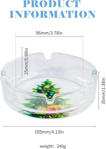 منفضة سجائر زجاجية Aqfkl مع غطاء للسجائر، منافض سجائر منزلية لمدخني الأعشاب، منفضة سجائر بدون دخان في الأماكن المغلقة، منفضة سجائر سيجار، منافض سجائر مقاومة للرياح للفناء الخارجي في الهواء الطلق in Kuwait