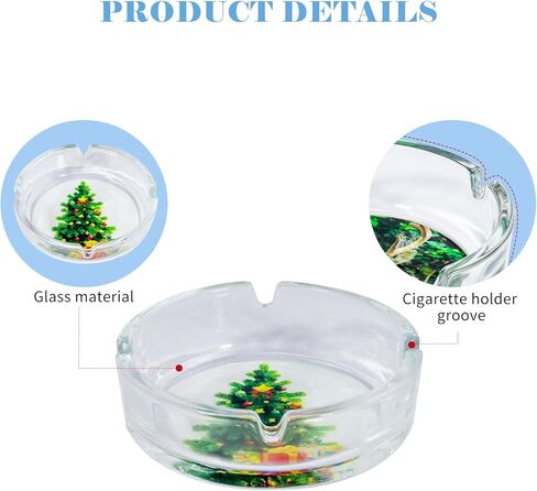 منفضة سجائر زجاجية Aqfkl مع غطاء للسجائر، منافض سجائر منزلية لمدخني الأعشاب، منفضة سجائر بدون دخان في الأماكن المغلقة، منفضة سجائر سيجار، منافض سجائر مقاومة للرياح للفناء الخارجي في الهواء الطلق in Kuwait