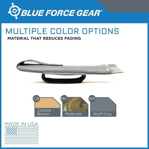 حقيبة ماج بحزام واحد منخفضة الارتفاع من Blue Force Gear - رمادي ذئب - حقيبة حزام أمامية مرنة بعشر سرعات - لوحة MOLLE - من الدرجة العسكرية in Kuwait