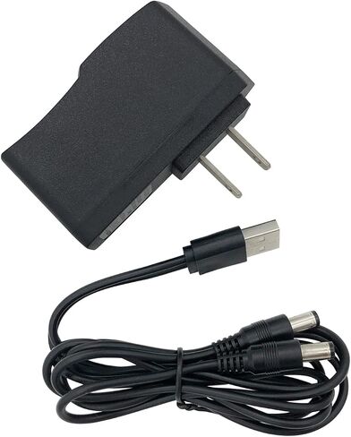 استبدال سلك الشاحن لسلسلة E Education Mini Collar ET 300/400، كابل طاقة أسطواني 5 فولت USB إلى تيار مستمر 2.6 قدم in Kuwait