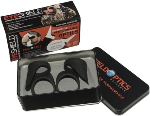 Field Optics Research Binocular Rubber Eyeshields (Twin Pack) Binocular Eye Cup | Camo | Standard Size Fits Most Binoculars & Telescopes in Kuwait