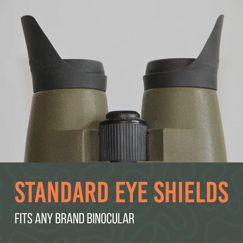 Field Optics Research Binocular Rubber Eyeshields (Twin Pack) Binocular Eye Cup | Camo | Standard Size Fits Most Binoculars & Telescopes in Kuwait