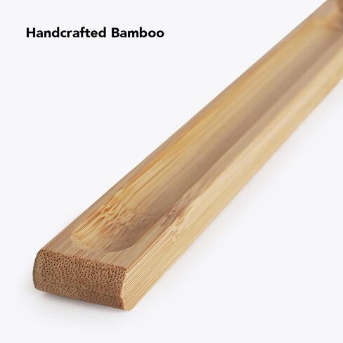 حامل بخور من الخيزران الطبيعي من شريحة من الخير للعلاج العطري والتأمل - تصميم مستدام ومتعدد الاستخدامات لعصي البخور بحجم 1 مم - مصنوع بشكل جميل للمنزل والمكتب in Kuwait