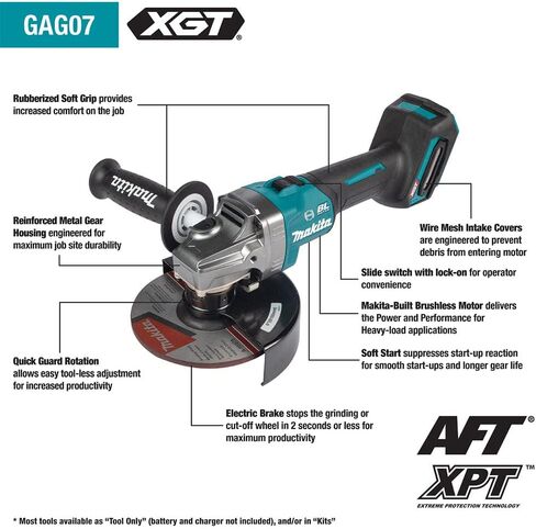 40V max XGT® Brushless Cordless 6" Angle Grinder, with Electric Brake, Tool Only in Saudi Arabia