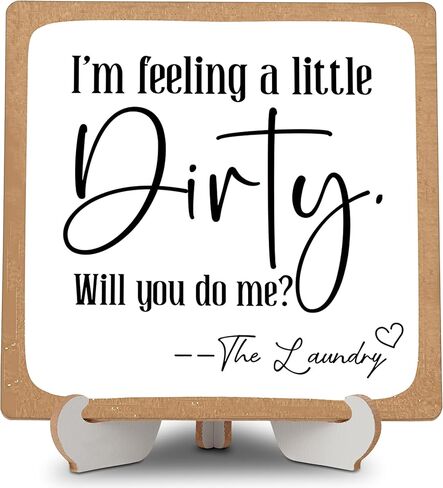 Rustic Farmhouse Bathroom Wood Sign, Put The Lid Down The Dog Has A Drinking Problem, 5"x5" Funny Bathroom Decor -C05 in Kuwait