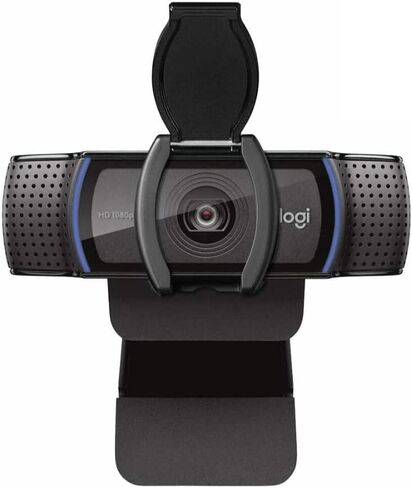 حزمة كاميرا ويب Logitech C920S Pro HD مع موزع USB وحزمة ضوء حلقي (3 قطع) in Kuwait