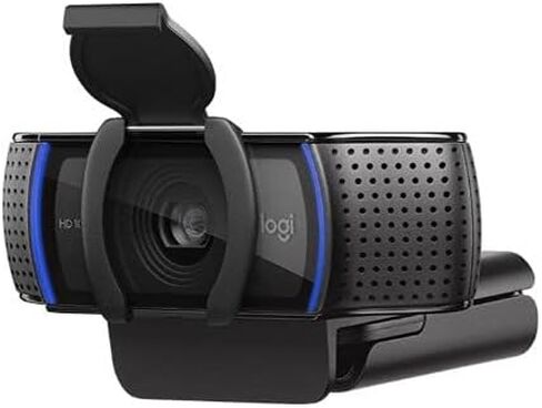 حزمة كاميرا ويب Logitech C920S Pro HD مع موزع USB وحزمة ضوء حلقي (3 قطع) in Kuwait
