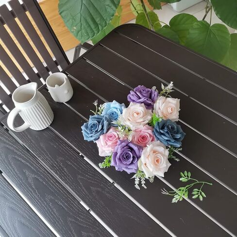 مزهرية زهور اكريليك على شكل قلب، صندوق زهور شفاف مع 13 فتحة، مزهريات زهور زينة مركزية لسطح الطاولة، لحفلات الزفاف وطاولة الطعام وديكور المنزل in Kuwait