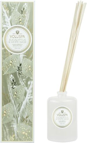 Voluspa Eucalyptus and White Sage Scented Reed Diffuser 6oz (177ml) in Saudi Arabia