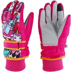 Toddler Women Mens Snow Gloves Kids Waterproof Winter Warm Thermal Ski Snowboard Ladies Glove