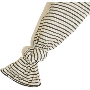 Freshly Picked Swaddle Blanket, One-Size-fits-All, Charcoal Stripes in Kuwait