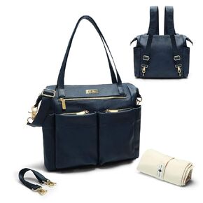 miss fong Diaper Bag Tote Baby Bag Leather Diaper Bag Backpack Large Diaper Tote Bag for girls & boys Diaper Bag Purse with 11 Diaper Bag Organizer,Changing Pad, Stroller Straps,4 Insulated Pockets