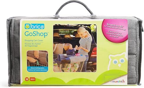 Munchkin® Brica® GoShop™ Baby Shopping Cart Cover, Grey in Saudi Arabia