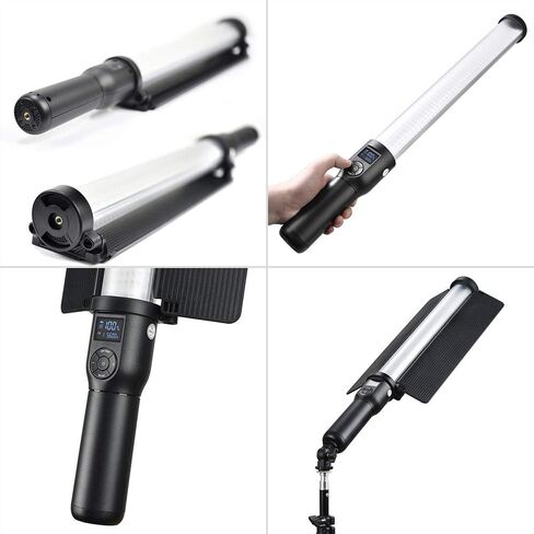 عصا إضاءة GODOX LC500 516 خرز مصباح تصوير محمول مع درجة حرارة لون باردة ودافئة للعيش، صورة شخصية، المنتج، تصوير الزفاف، التخييم. (LC500) in Saudi Arabia