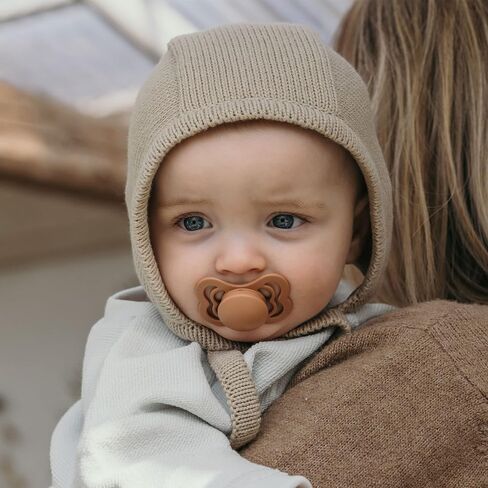 BIBS Pacifiers - Supreme Collection | BPA-Free Baby Pacifier | Made in Denmark | Set of 2 Ivory/Sage Color Premium Soothers | Size 6-18 Months in Saudi Arabia