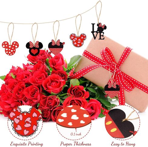 Valentines Mouse Decor Hanging Ornaments in Kuwait