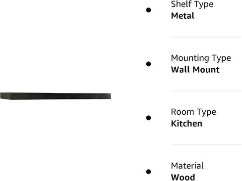 InPlace Shelving Floating Wall Mountable Shelf with Invisible Brackets in Kuwait