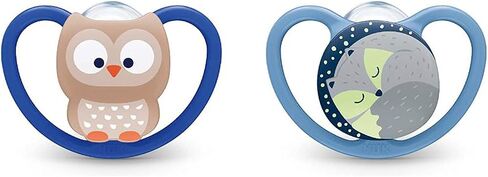 NUK Space Orthodontic Pacifiers (Minnie, 0-6 Months) in Saudi Arabia