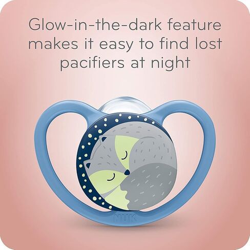 NUK Space Orthodontic Pacifiers (Minnie, 0-6 Months) in Saudi Arabia