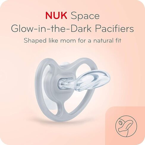NUK Space Orthodontic Pacifiers (Minnie, 0-6 Months) in Saudi Arabia