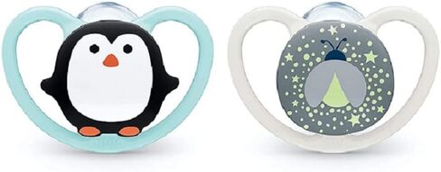 NUK Space Orthodontic Pacifiers (Minnie, 0-6 Months) in Saudi Arabia