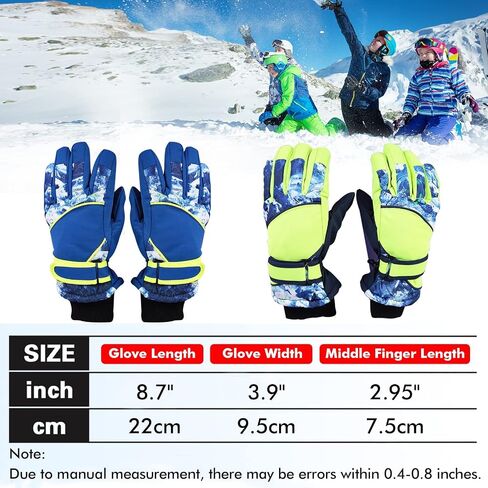 Toddler Women Mens Snow Gloves Kids Waterproof Winter Warm Thermal Ski Snowboard Ladies Glove in Saudi Arabia