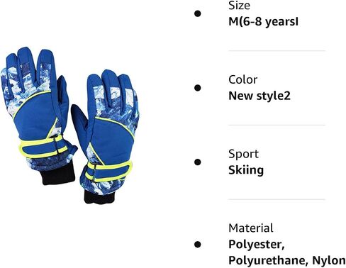 Toddler Women Mens Snow Gloves Kids Waterproof Winter Warm Thermal Ski Snowboard Ladies Glove in Saudi Arabia