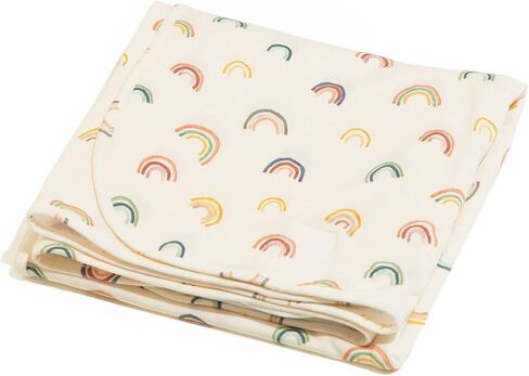 Freshly Picked Swaddle Blanket, One-Size-fits-All, Rainbows in Saudi Arabia