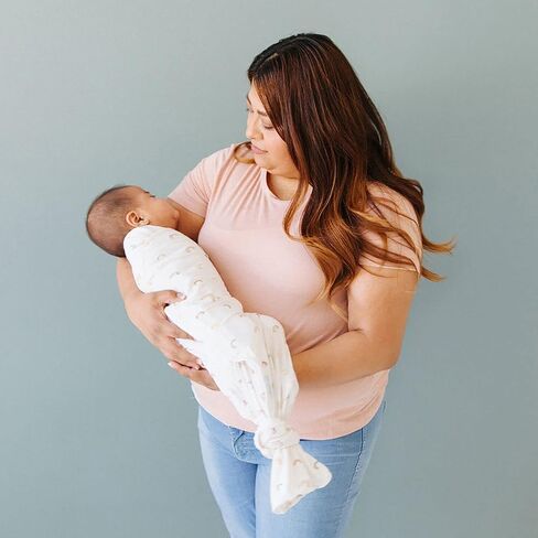 Freshly Picked Swaddle Blanket, One-Size-fits-All, Rainbows in Saudi Arabia