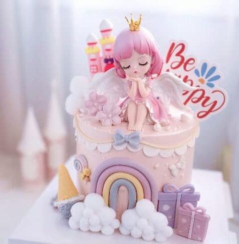 زينة كيك للبنات الصغيرات لتزيين الكيك وتزيين الكيك بشكل جميل على سطح المكتب وتزيين الكيك وتزيين السيارة والمنزل in Kuwait