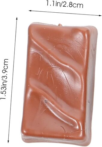 EXCEART 24 pcs Lifelike Realistic Simulated Kitchen Prop Decors Flatback Toys Coffee Food Bulk Candy Photography Model Dessert Decor Display Home Faux Milk Kids Artificial Chocolates in Kuwait