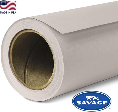Savage Seamless Paper Photography Backdrop - Color #12 Studio Gray, Size 26 Inches Wide x 36 Feet Long, Backdrop for Tabletop Product Photography and Crafting - Made in USA in Saudi Arabia