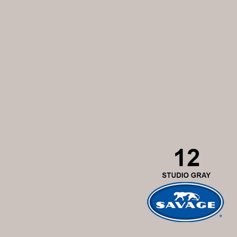Savage Seamless Paper Photography Backdrop - Color #12 Studio Gray, Size 26 Inches Wide x 36 Feet Long, Backdrop for Tabletop Product Photography and Crafting - Made in USA in Saudi Arabia