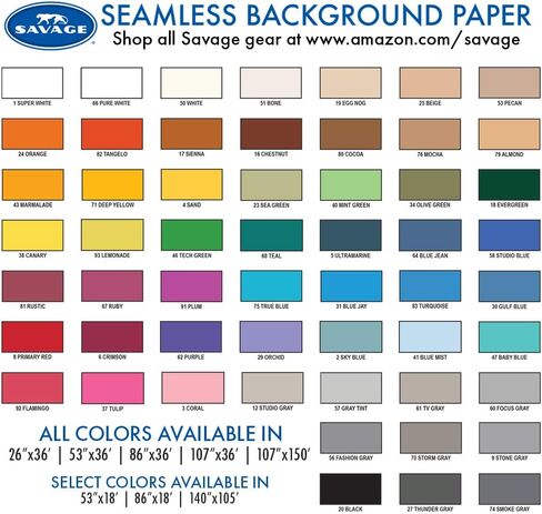 Savage Seamless Paper Photography Backdrop - Color #12 Studio Gray, Size 26 Inches Wide x 36 Feet Long, Backdrop for Tabletop Product Photography and Crafting - Made in USA in Saudi Arabia
