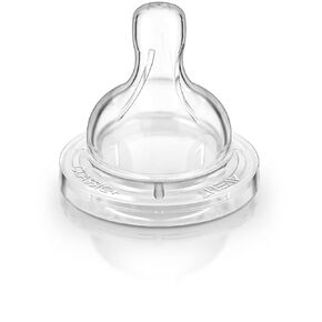 Philips AVENT Anti-Colic Nipple, Clear, Medium Flow, 2 Count (Pack of 1), (SCF423/27) in Kuwait
