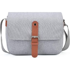 حافظة حقيبة كتف للكاميرا صغيرة الحجم من كادن متوافقة مع كاميرات نيكون وكانون وسوني SLR/DSLR عديمة المرآة والعدسات المقاومة للماء باللون الرمادي in Kuwait