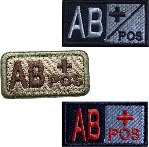 Blood Type Hook and Loop Patches（3pc） - Discover Your Blood Type Easily with This Patch (A-) in Saudi Arabia
