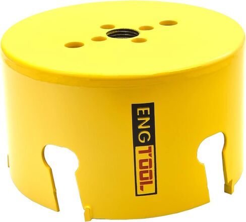 MaxTool 4-1/4" TCT Hole Saws 108mm Carbide Tipped Holesaw 2.25" Deep for Cutting Asphalt Brick Concrete Gypsum Limestone Tile Wood MDF; CT00Y57R416E in Saudi Arabia