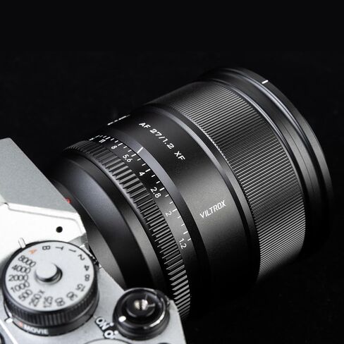 VILTROX 27mm f/1.2 F1.2 PRO for Fujifilm x-Mount Lens,APS-C Prime Ultra Wide Angle Autofocus Lens for Fuji X-Mount Camera X-A7 X-S10 X-T200 X-T100 X-T20 X-T30 X-T3 X-T4 X-E2 X-E2S in Saudi Arabia
