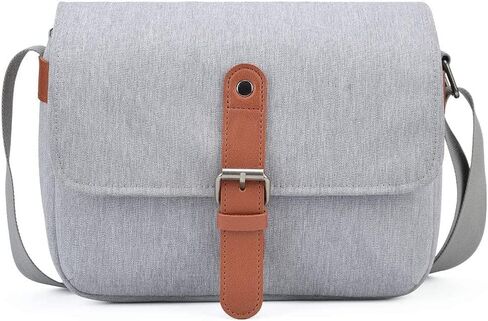 حافظة حقيبة كتف للكاميرا صغيرة الحجم من كادن متوافقة مع كاميرات نيكون وكانون وسوني SLR/DSLR عديمة المرآة والعدسات المقاومة للماء باللون الرمادي in Kuwait