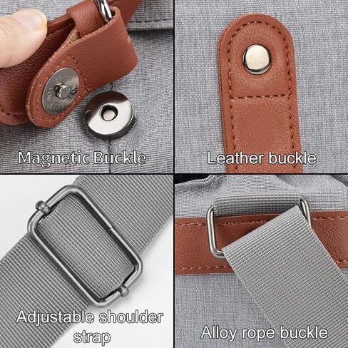 حافظة حقيبة كتف للكاميرا صغيرة الحجم من كادن متوافقة مع كاميرات نيكون وكانون وسوني SLR/DSLR عديمة المرآة والعدسات المقاومة للماء باللون الرمادي in Kuwait